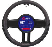 SPARCO S101 - Universal Car Steering Wheel Cover, Black Color.