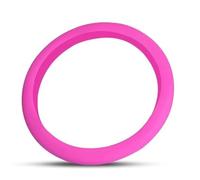 Steering Wheel Cover Steering Wheel Cover Cool Non-slip Silicone Steering Wheel Protector Colorful Silicone Steering Wheel Cover(Pink)