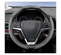 Steering Wheel Cover Steering Wheel Cover Segmented For Changan For Cs35 Plus Alsvin Cs55 Unit Cs95 Uni T K V7 Deepal S07 Hunter Cx70 Eado Lumin Reaton(Grey Round 3Pc)