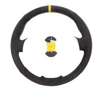 Steering Wheel Cover Suede Leather Car Steering Wheel Cover For Suzuki For Swift For Sport 2012 2013 2014 2015 2016 2017 For Vitara S 2016 2017 2018 2019(Yellow thead)