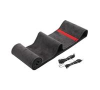 Steering Wheel Cover Suede PU Braid Car Steering Wheel Cover - Universal 38cm Hand-stitched Handle CoverCar Accessories Steering Wheel Case