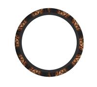 Steering Wheel Cover The Lion'S Gaze Printed Car Accessories Comfortable & Durable Steering Wheel Protective Cover Stretch Car Interior Accessory For Auto Suv Fit Most Cars 38Cm