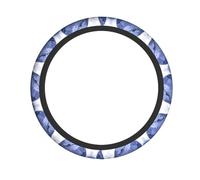 Steering Wheel Cover The Pressure Of The Stone Printing Car Interior Accessory Universal Car Accessories Stretch Protector For Suv Fit Most Cars Auto 38Cm