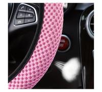 Steering Wheel Cover Three-dimensional Mesh Breathable Sweat-absorbing Comfortable Car Steering Wheel Cover Without Inner Ring For 38mm Auto Parts Car Steering Wheel Cover(Pink)