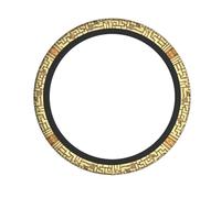 Steering Wheel Cover Treasure Maze Patterned Car Accessories Breathable Car Interior Accessory Comfortable & Durable For Truck Vehicle Auto 38Cm