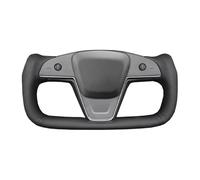 Steering Wheel Cover True Leather Hand Sewing Car Steering Wheel Cover For Tesla For Model S For Model X Braid On Steering-wheel Wrap Car Accessory Decoration(Dark Gray Tread)