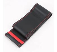 Steering Wheel Cover Universal 38cm Hand-Sewn Car Steering Wheel Cover Microfiber Leather Soft Wear-Resistant With Needles Thread Steering Wheel Covers(Red)
