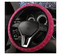Steering Wheel Cover Universal Car Rhinestones Steering Wheel Cover With Crystal Diamond Sparkling Diamond Steering Wheel Case Protector Car-Styling(1)