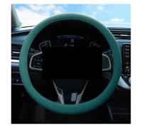 Steering Wheel Cover Universal Car Steering Wheel Cover Anti-slip Protective Soft And Silicone Car Wheel Cover Protector(Dark green)