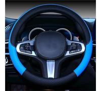 Steering Wheel Cover Universal PU Leather Steering Wheel Cover For Opel All Models For Astra G H For Antara For Vectra B C For Zafira A B Car Accessories Car Steering Wheel Protector(Black BLUE)