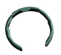 Steering Wheel Cover Universal Skin Friendly Breathable Punching Design Comfortable Touch Automobile Accessories Car Steering Wheel Cover(Green)