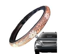 Steering Wheel Cover, Western Style Decoration for Truck Interior, Breathable Cover for SUV, Van, Saloon, Offroad, Unisex, Summer, Winter