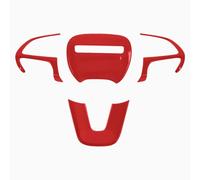Steering Wheel Cover with Sequin Trim Sticker for Dodge Challenger 2015-2021 - Car Accessories Anti-Slip Decorative Cover Easy to Install,A