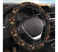 Steering Wheel Covers American Flag Vintage Stars Eagle 38cm Universal