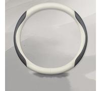 Steering Wheel Covers Anti-Slip Car Leather Carbon Non-slip Steering Wheel Cover For Cadillac ATS XTS CTS CT4 CT5 CT6 STS XT4 XT5 XT6 XLR SRX SLS For Escalade(Style A White1)