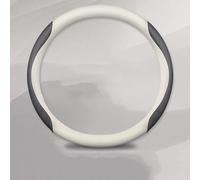Steering Wheel Covers Anti-Slip Car Leather Non-slip Steering Wheel Cover For Mini For One For JCW For Countryman For Cooper F55 F56 R60 For Cabrio For WORKS R59(O Style A White1)