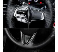 Steering Wheel Covers Anti-Slip Car Steering Wheel Cover Black Artificial Leather Hand-stitched For BMW E90 E91 E92 E93 E87 E81 E82 E88 X1 E84 Car Accessories(Red thread)