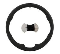 Steering Wheel Covers Anti-Slip Car Steering Wheel Cover For Mercedes For Benz E-Class W210 E200 240 280 320 W140 S320 350 420 Soft Suede Steering Wrap(Black)