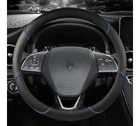 Steering Wheel Covers Anti-Slip Car Steering Wheel Covers For Mitsubishi 308 For Eclipse For Cross For Grandis For Montero For Lancer For Pajero For Outlander(BLUE5)