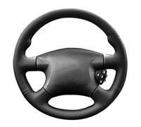 Steering Wheel Covers Anti-Slip Custom DIY Car Steering Wheel Cover For Nissan For Almera (N16) For X-Trail (T30) For Terrano 2 Artificial Leather Steering Wrap(Blue thread4)