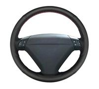 Steering Wheel Covers Anti-Slip Customized DIY Car Steering Wheel Cover For Volvo S80 XC70 S60 XC90 Artificial Leather Hand Sewing Steering Wheel Braid(Red blue thread9)