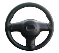 Steering Wheel Covers Anti-Slip DIY Black Artificial Leather Car Steering Wheel Cover For Toyota For Corolla For Caldina RAV4 For Scion tC Steering Wrap(Red blue thread9)