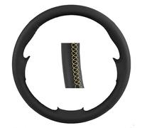 Steering Wheel Covers Anti-Slip Hand-stitched Artificial Leather Car Steering Wheel Cover For Citroen C4 For Picasso 2007-2013 Steering Wheel Braid(Yellow line2)