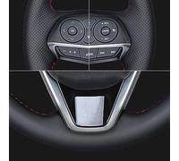 Steering Wheel Covers Anti-Slip Non-slip Black Artificial Leather Hand-Stitched DIY Car Steering Wheel Cover For BMW 320d F30 320i 328i F20(Yellow Thread)