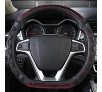 steering wheel covers D cut:38cm(15") Anti-Slip Steering Wheel Cover 3D Honeycomb Design Sweat-Absorbent Wear-Resistant，Universal Fit for Model 3/Y, Qashqai, Kuga, 208, Golf GTI, Corsa