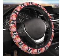 Steering Wheel Covers Dogs Terrier Flowers 38cm Universal