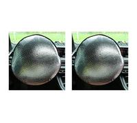 Steering Wheel Covers For 1~10PCS 44cm X 50cm Universal Car Sun-proof Steering Wheel Cover(Style A 2pcs)