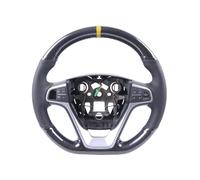 Steering Wheel Covers For Benz A45 For AMG W176 C63 W204 For CLA C117 For CLS For S-Model 2011-2016 Car Steering Wheel Cover Carbon Car Steering Wheel Cover(A Carbon Yellow)
