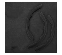 Steering Wheel Covers For Car Steering Wheel Cover 38cm 15inch Fur Decorative Protective 2/3PCS(3PCS Black)