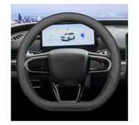 Steering Wheel Covers For Chery For Jaecoo J7 J8 2023 2024 2025 D-Shape Braid On Steering Wheel Auto Accessories Car Steering Wheel Cover 37-38CM(Black-Red Blue line)