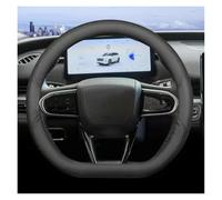 Steering Wheel Covers For Chery For Jaecoo J7 J8 2023 2024 2025 D-Shape Braid On Steering Wheel Auto Accessories Car Steering Wheel Cover 37-38CM(Black-Black line)