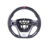 Steering Wheel Covers For Lada For Granta 2018-2019 For Priora 2 2013-2018 For Kalina 2 Car Steering Wheel Cover Carbon Car Steering Wheel Cover(A Black thread)