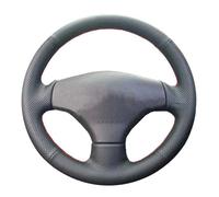 Steering Wheel Covers For Peugeot 206 2002-2006 Black Artificial Leather Braid Customized DIY Car Steering Wheel Cover Car Steering Wheel Cover(Style3)