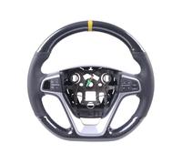 Steering Wheel Covers For Skoda For Octavia For Superb 2012 For Fabia For Skoda For Octavia A5 For Yeti Car Steering Wheel Cover Carbon Fiber Car Steering Wheel Cover(A Carbon Yellow)