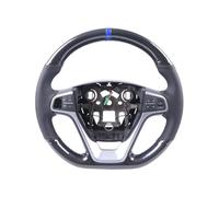 Steering Wheel Covers For Tiida For Sylphy For Sentra For Versa For Note 2014 Car Steering Wheel Cover Carbon Fiber Car Steering Wheel Cover(A Carbon Blue thread)