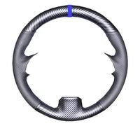 Steering Wheel Covers For Tiida For Sylphy For Sentra For Versa For Note 2014 Custom Carbon Fiber Car Steering Wheel Cover Car Steering Wheel Cover(Carbon Blue thread)