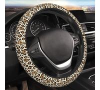 Steering Wheel Covers Leopard Print Butterfly Pattern 38cm Universal