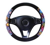 Steering Wheel Covers No Inner Ring Diving Material Fashion Color Matching Elastic Steering Wheel Cover Trend Car Handle
