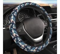Steering Wheel Covers Vintage Shark Mouth Angry 38cm Universal