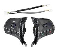 Steering Wheel Cruise Control Switch For KIA For RIO 2011-2014 Multifunctional Steering Wheel Control Button Car Accessories(K2-Carbon)