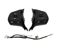 Steering Wheel Cruise Control Switch For KIA For RIO 2011-2014 Multifunctional Steering Wheel Control Button Car Accessories(Pianoblack-heat wire)