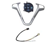 Steering Wheel Cruise Switch For Fiesta MK7 MK8 ST For Ecosport 2013 Multifunction Cruise Control Switch Steering Wheel Frame Panel Cover(One set button)