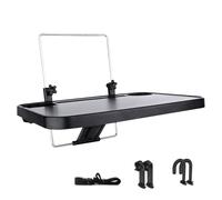 Steering Wheel Desk - Auto Steering Wheel Table | Foldable Back Seat Head Tray With Hook | Portable Car Table With Phone Groove For Eating, Writing, Working, Voy