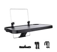 Steering Wheel, Foldable Rear Seat Headrest with Hook | for Back Seat Headrest with Phone Slot for Eating, Drinking and Working with the Car