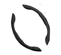 Steering Wheel For Benz AMG A B C E S Class W211 W212 W213 W214 W176 GLA 1Pair Suede Car Steering Wheel Cover Non-slip(Black)