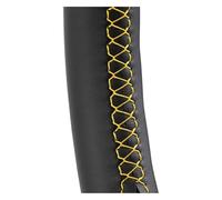 Steering Wheel For Octavia For Superb For Fabia For Octavia A5 For Yeti Braid DIY Braiding Cover Car Steering Wheel(Yellow line)